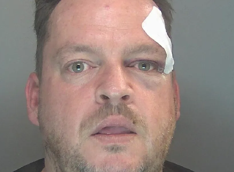 Andrew Bennett, of High Street, Soham, jailed for assaulting ex-partner. Police say tackling domestic abuse “is a top priority”