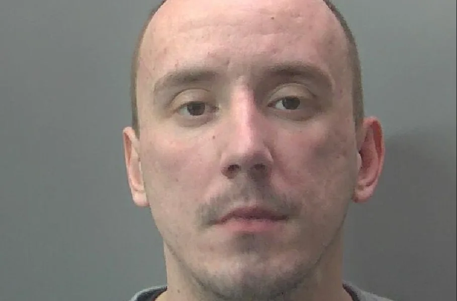 “An assault by Piotr Kowalczyk (above) left his girlfriend incredibly frightened in her own home and no-one should ever be made to feel that way” said police.