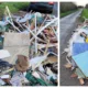 The dumped rubbish in Long Drove, Cottenham, consisted of timber, mattresses, carpets, tiles, and other household waste, and was removed from a property in Huntingdon as part of renovation works.