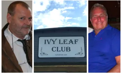 Tim Brown (left) former chairman of Ivy Leaf Club has received a life ban after his former friend Mark Smith (right) became chairman of the Whittlesey club. The club faces a financial and membership crisis.