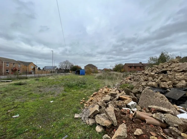 Site of a proposed new Co-op for Eastrea near Whittlesey
