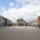 Peterborough City Centre is deserted at 11am on a Saturday during the COVID19 lock-down, City Centre, Peterborough Saturday 28 March 2020. Picture by Terry Harris.