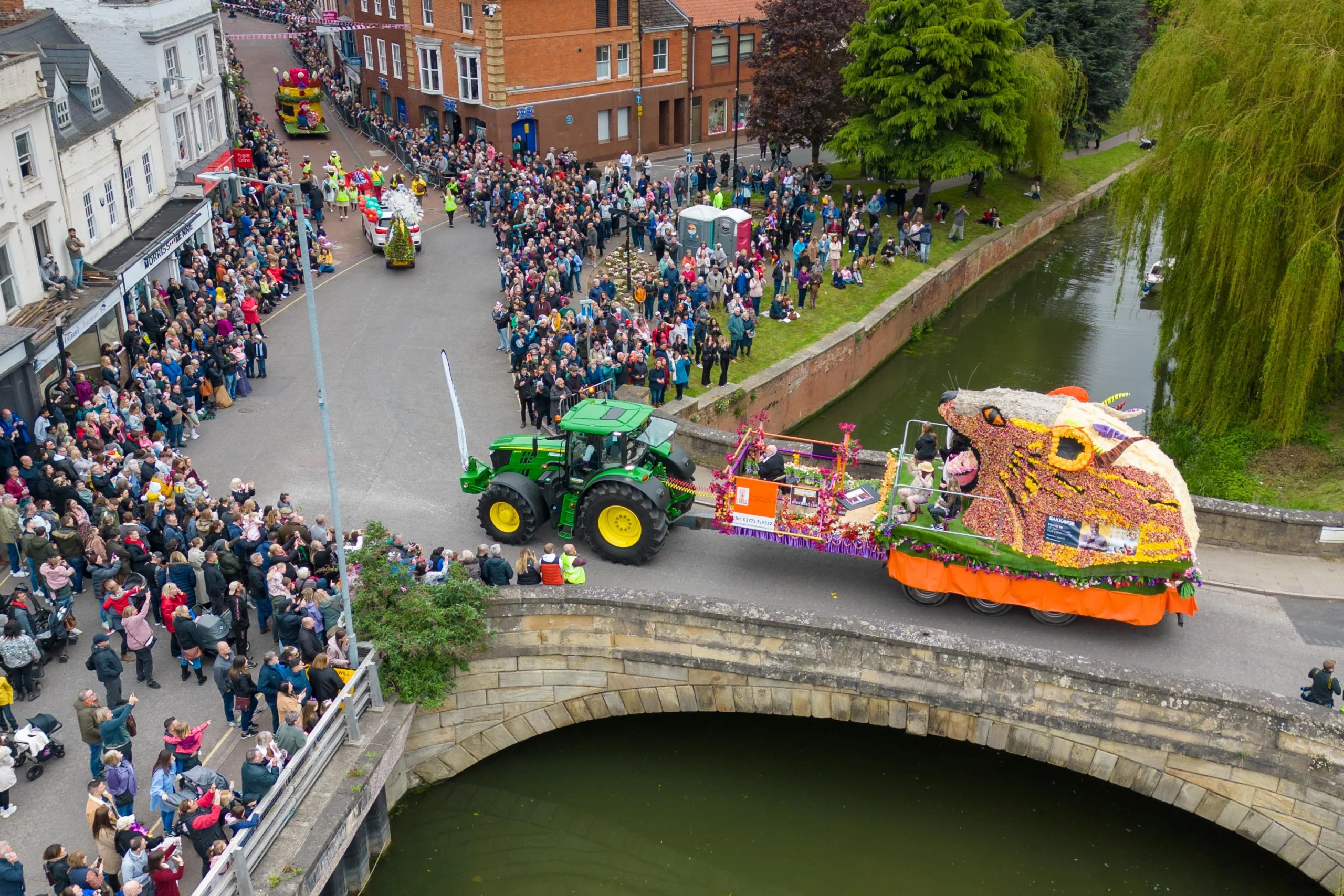 The Spalding Flower Parade.