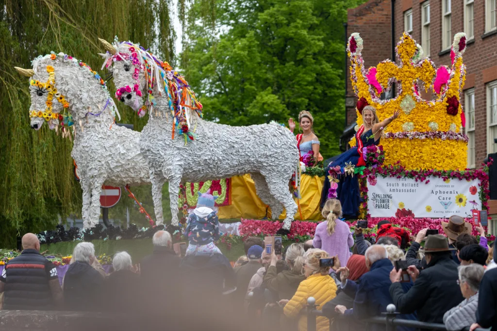 The Spalding Flower Parade.