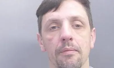 Darren Powell, 42, and an accomplice, who were both masked, smashed the rear patio door of the house in New Barns, Ely, at about 10.10pm on 31 December last year.