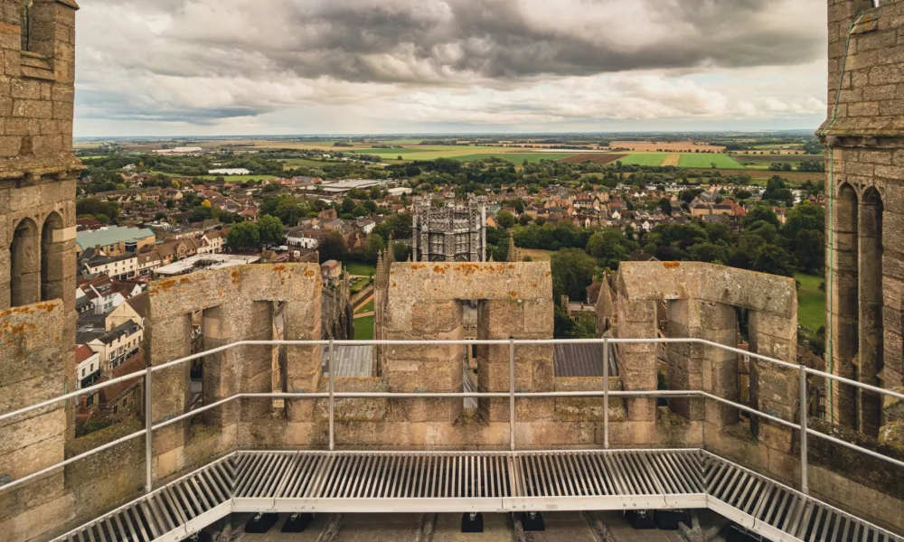 Ely Cathedral looking for candidates capable of leading group tours up to the top of the West Tower, climbing 288 steps to the top of the 66-metre tower.