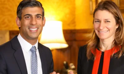 Lucy Frazer: “Our mission as a government is to grow the economy, creating better jobs and opportunity right across the country. We are making the necessary long-term decisions to get the country on the right path for the future.” Pictured with prime minister Rishi Sunak