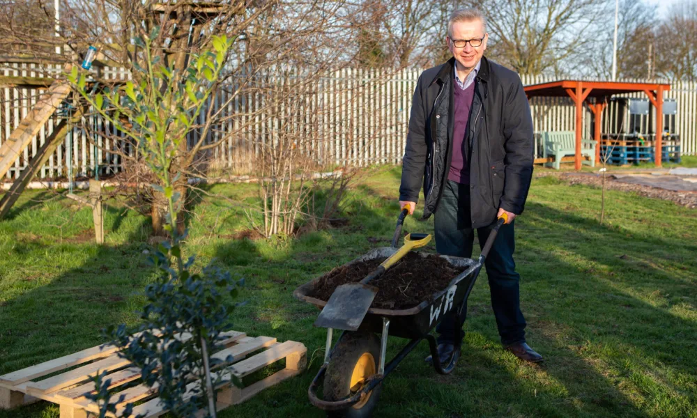 It is likely it will need Michael Gove, the Secretary of State at the Department for Levelling Up, Housing & Communities, to turn his minister’s request to South Cambs Council to end a 4-day week into an order. Mr Gove (above) on a visit to Peterborough