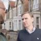 Andrew Pakes is the Labour & Co-operative Parliamentary Candidate for Peterborough, seen chatting to a paramedic in Peterborough.