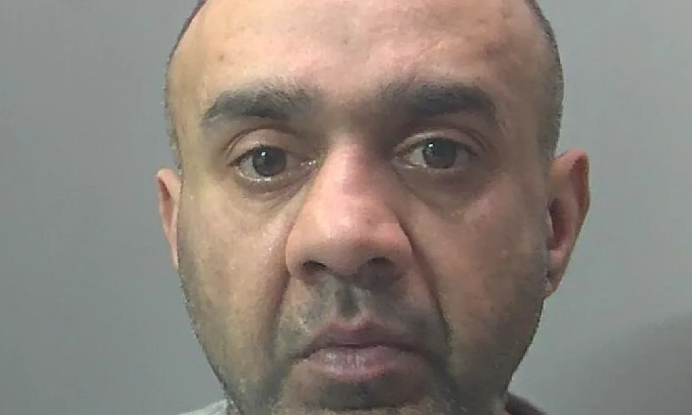 Aitzaz Sadiq, 36, was described by the victim as appearing drunk when he threatened him in Bamber Street, Peterborough, at about 10pm on 26 December.