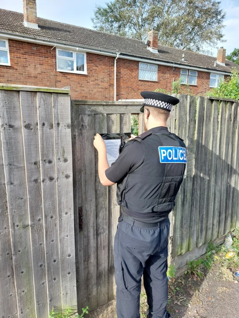 A Huntingdon home has been issued with a closure order following anti-social behaviour and drug use.