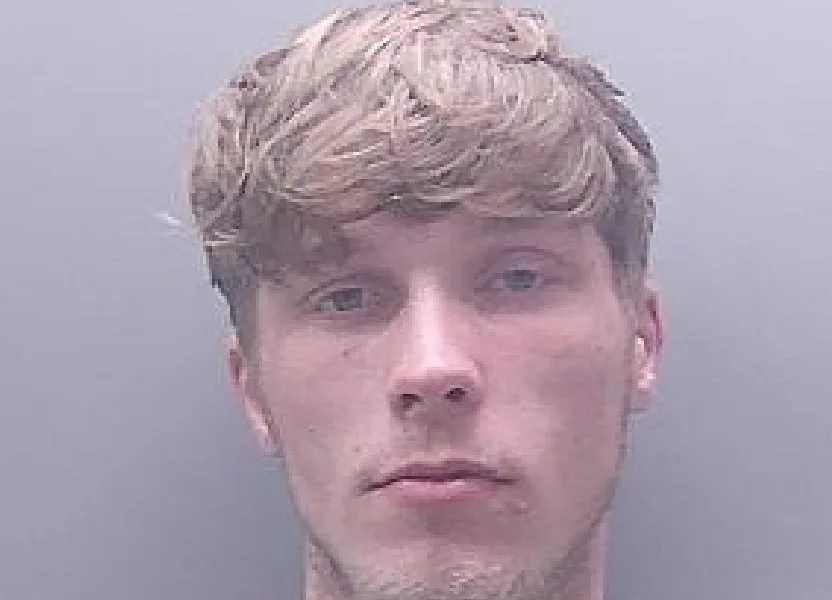 Brad Johnston, of London Road, Peterborough, was jailed for three years having pleaded guilty to robbery, theft, and assault of an emergency worker.