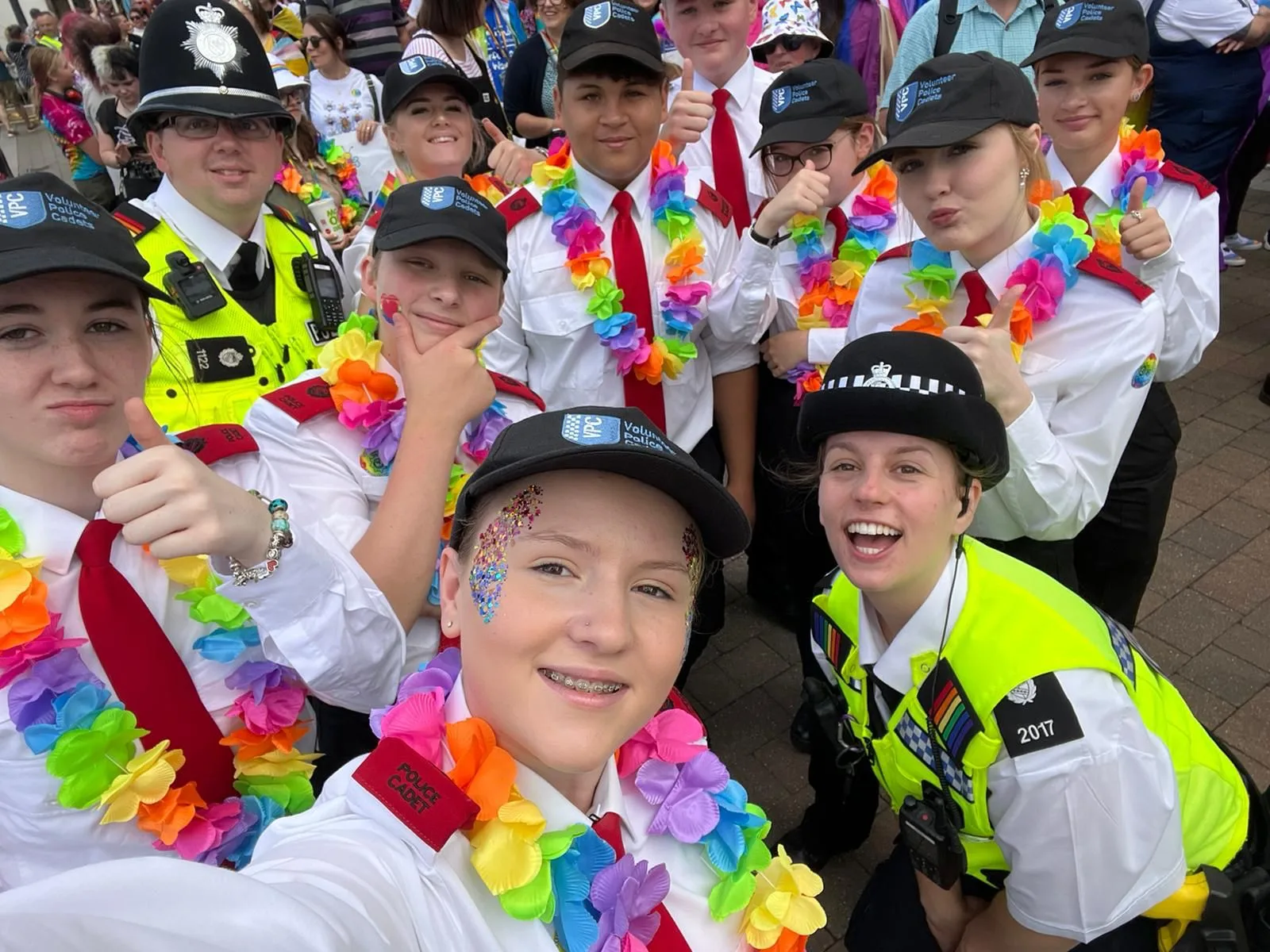 West Norfolk Pride as neighbourhood officers, response teams, specials and cadets joined in the celebrations at King’s Lynn #Pride