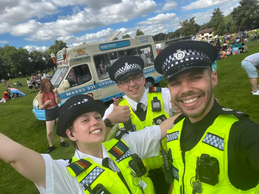 West Norfolk Pride as neighbourhood officers, response teams, specials and cadets joined in the celebrations at King’s Lynn #Pride