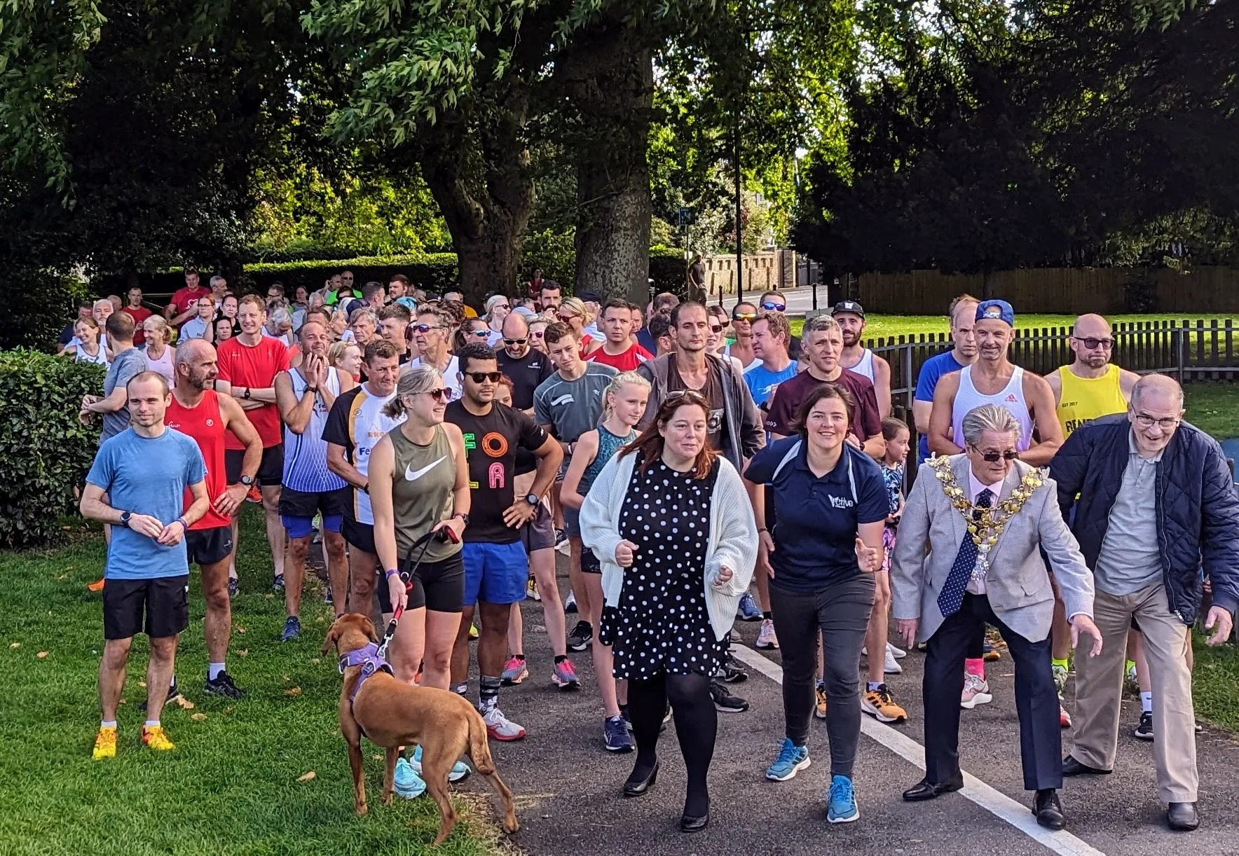 Launch of Wisbech parkrun. 129 took part in what will be a weekly event at Wisbech Park