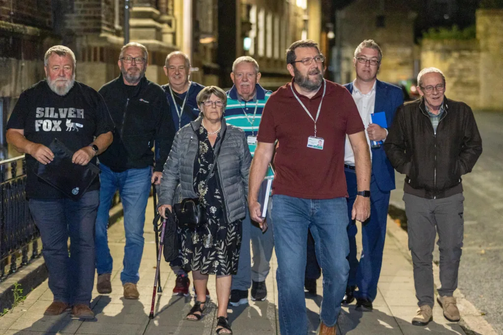 Tonight, opposition councillors met at Peterborough town hall, unwilling to speak on the record but clearly debating the moment when they will vote to remove Cllr Fitzgerald. PHOTO: Terry Harris