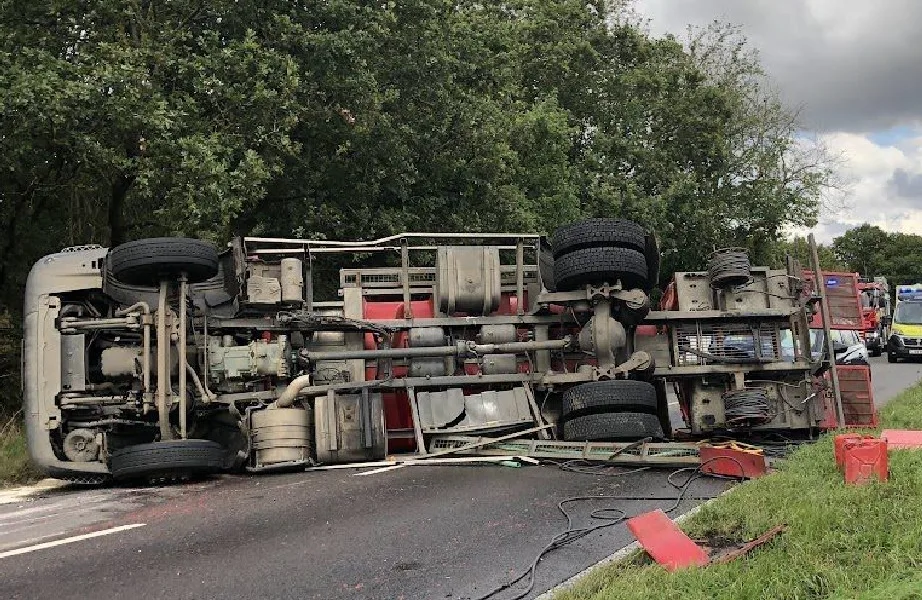 A505 Fowlmere crash