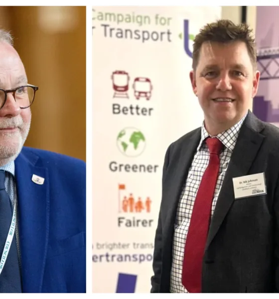 Mayor Dr Nik Johnson under fire from Cllr Wayne Fitzgerald (right) who says: “In essence, the findings against the mayor show that a supposedly senior professional, a children’s doctor no less, was totally unequipped then, and remains so now, to fulfil the role of mayor.”