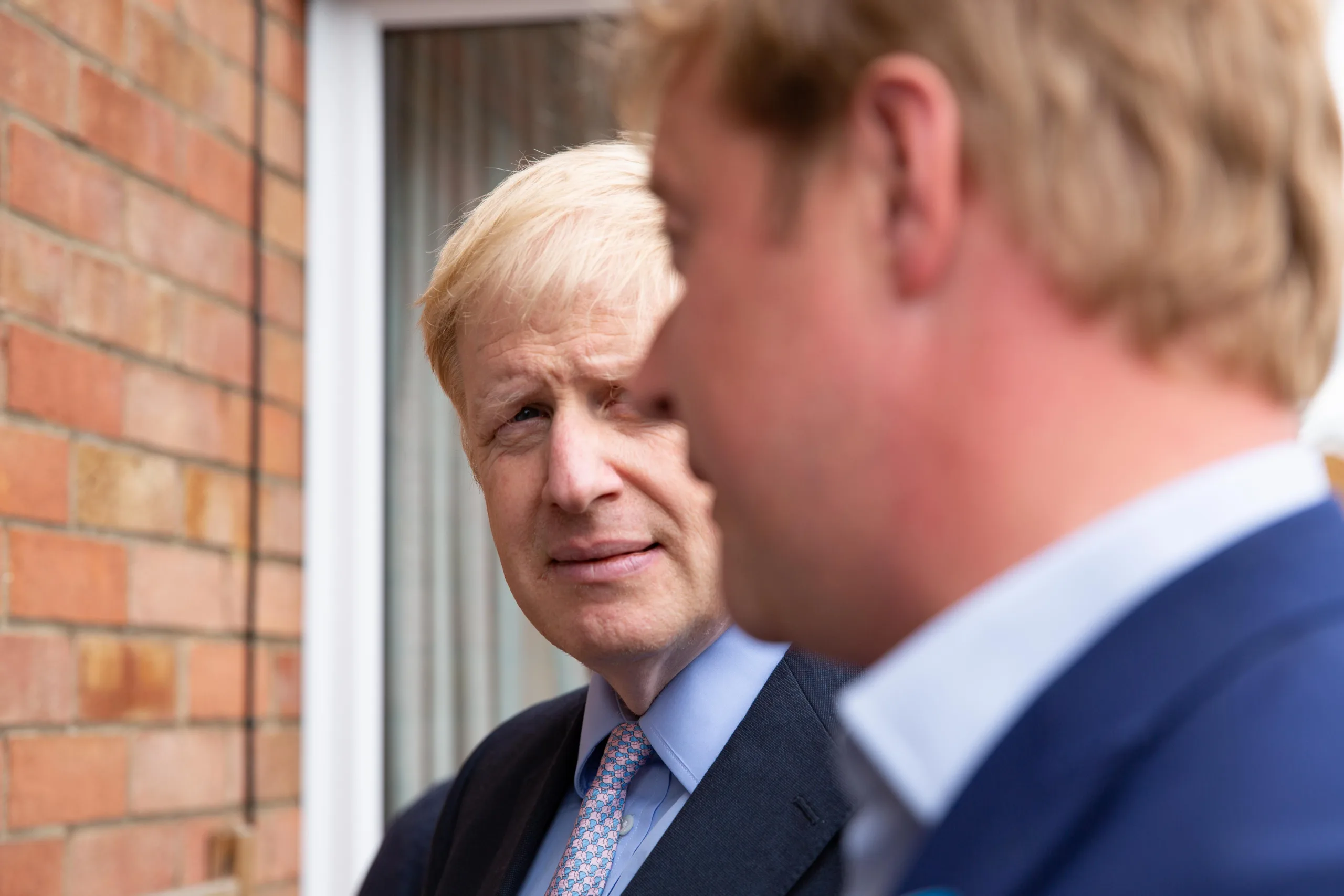 Former Prime Minister Boris Johnson offered words of encouragement to Paul Bristow during one of their meetings. PHOTO: Terry Harris