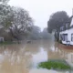 Flooding, Alconbury Weston Saturday 21 October 2023. Picture by Terry Harris.