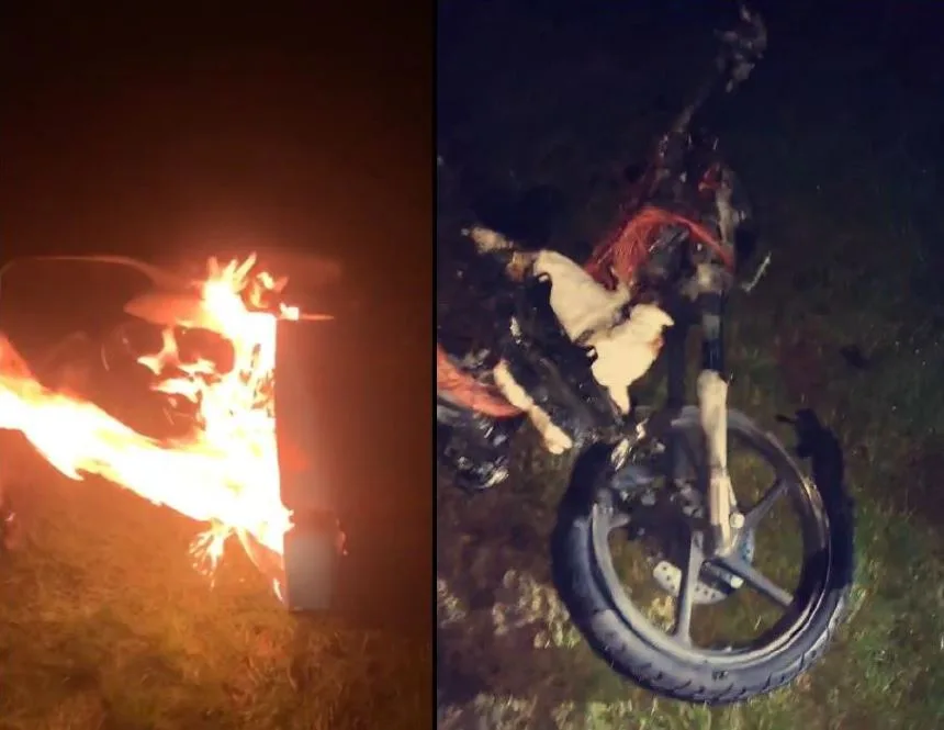 Stolen moped left to burn:Detective Constable Hannah Connolly, who investigated, said: “These were premeditated, planned attacks by this group who set out that night to target delivery drivers, all for what appeared to be a bit of ‘fun’ – flaunting their crimes on social media and showing no remorse.”