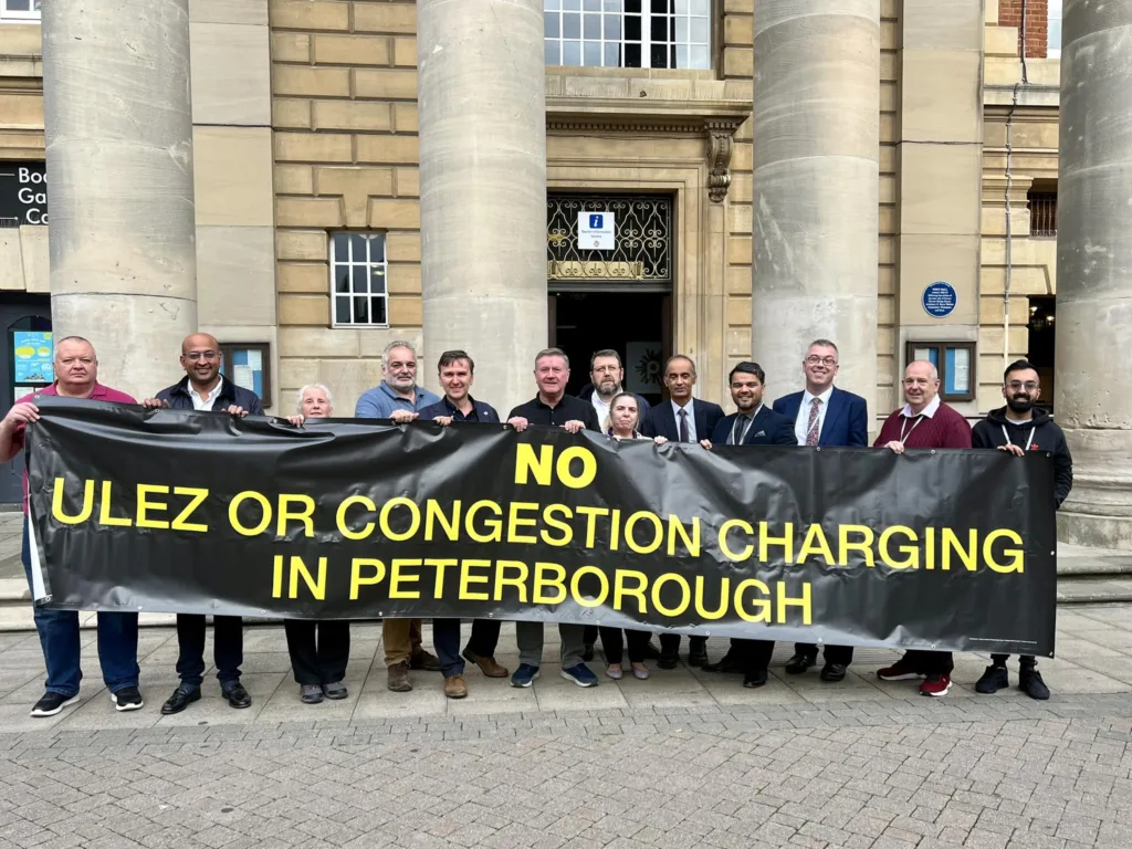 Last week a prime example came when Peterborough Labour Party published a photo and short report of their mini ‘protest’ in the city to show solidarity to their opposition to road charging, ULEZ, and to “Tory lies and smears”.