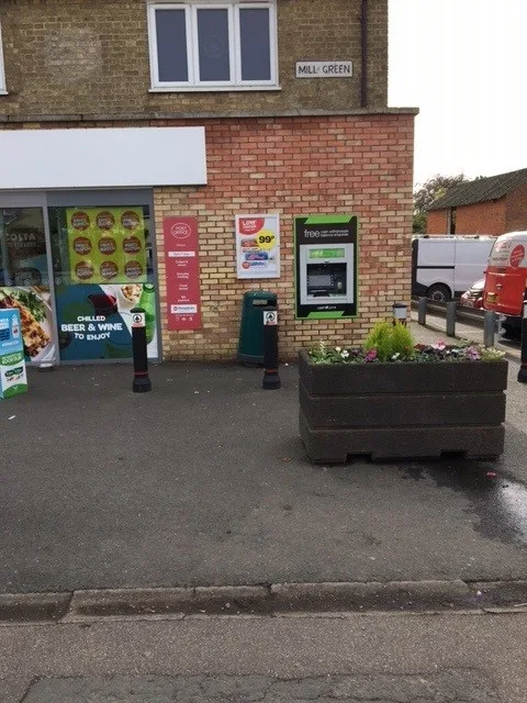 Huntingdonshire police have brightened up area around Warboys Spar and added a deterrent to possible ram raiders