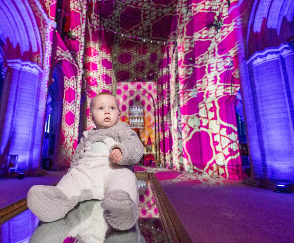 Luxmuralis presents The Manger at Peterborough Cathedral, “an all-age multi-sensory display guaranteed to be enjoyed by every generation”. PHOTO: Terry Harris