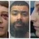 PC Sam Darling, left with broken nose and eye socket after Nadir Bugtti (centre) attacked him, says incident ‘made me second think the job as I know it’