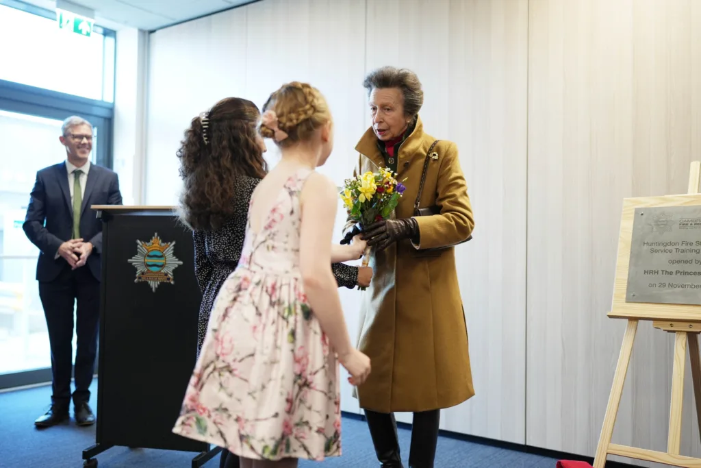 Historic day for Huntingdon as HRH The Princess Royal officially opened the new fire station and Cambs fire and rescue training centre