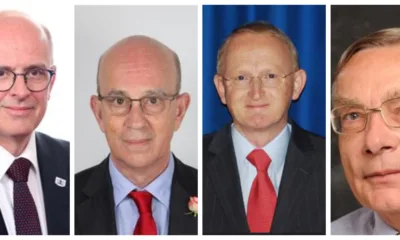 Hearings sub committee of audit and governance committee of CAPCA: (From left) Cllr Andy Coles, Cllr Simon Smith, Cllr Graham Wilson, and chairman John Pye.