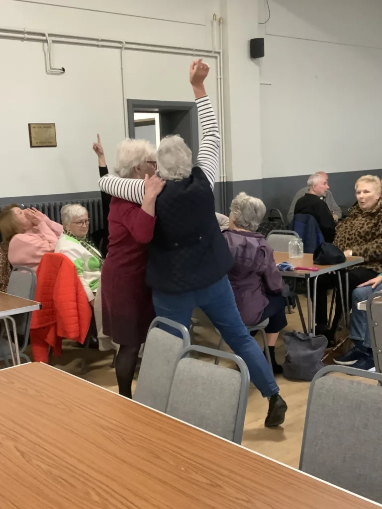 High Sheriff of Cambridgeshire, Dr Bharatkumar Khetani, cut the birthday cake as Walsoken Village Hall Community Coffee Morning celebrated its 2nd anniversary. Local police dropped in for a cuppa and cake. PHOTO: Wisbech Tweet 
