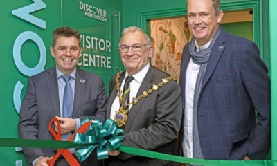 Mayor of Cambridgeshire & Peterborough Dr Nik Johnson this week cut the ribbon on a dynamic new hub for visitors and businesses in the historic market town of Huntingdon.