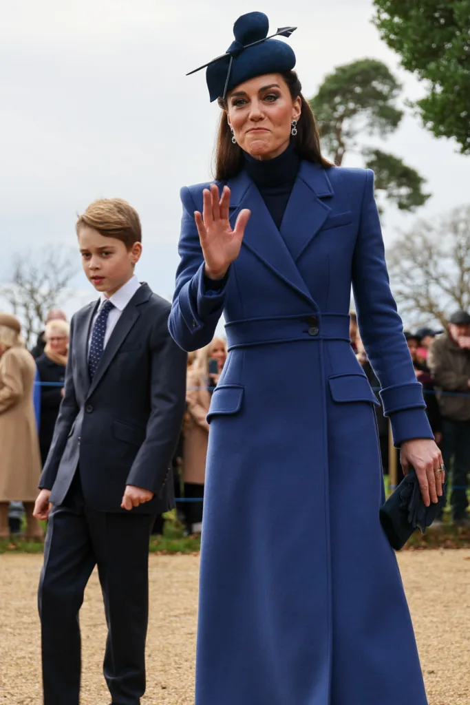 Photos of the Royal Party, and waiting visitors, at Sandringham on Christmas Day. PHOTO: Wisbech Tweet 