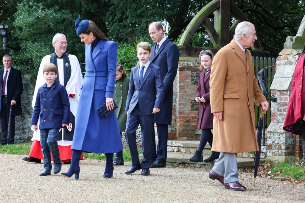 Photos of the Royal Party, and waiting visitors, at Sandringham on Christmas Day. PHOTO: Wisbech Tweet 