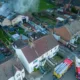 Aftermath of the blaze that destroyed Dungarwalla cash and carry in Padholme Road, Peterborough. Fire crews still in attendance today to dampen down. Friday 29 December 2023. PHOTO: Terry Harris.