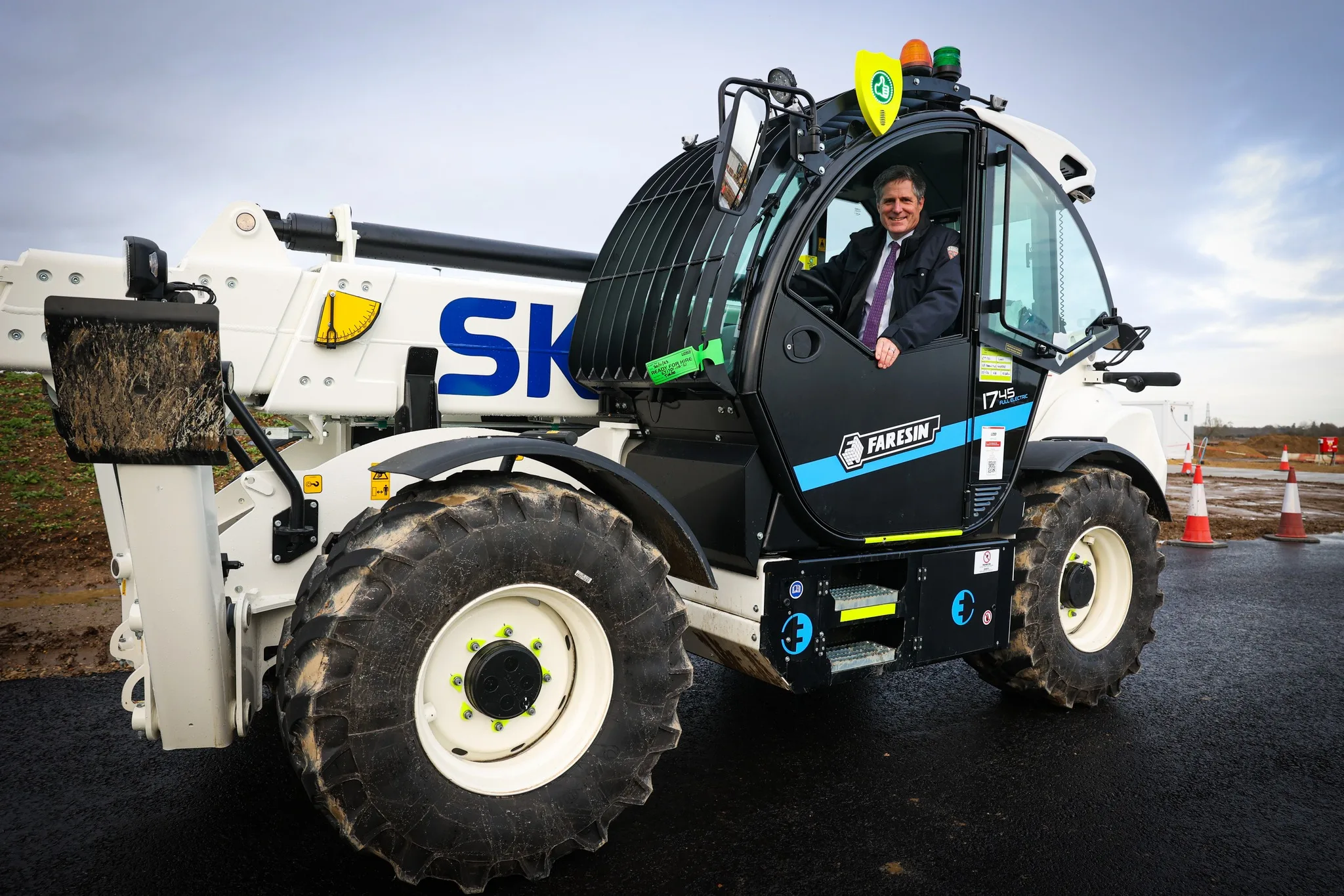 MP and junior transport minister Anthony Browne at the ground breaking ceremony for the £1 billion transformation will create a new 10-mile dual carriageway and numerous junction improvements, transforming journeys between the A1 Black Cat roundabout in Bedfordshire and A428 Caxton Gibbet roundabout in Cambridgeshire.