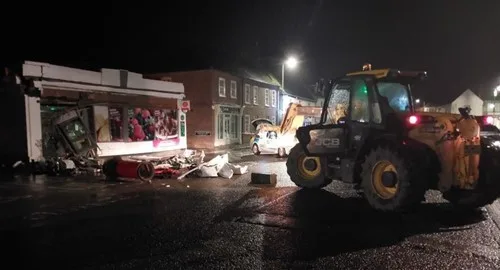 Ram raiders return – this time at village store and post office near Peterborough