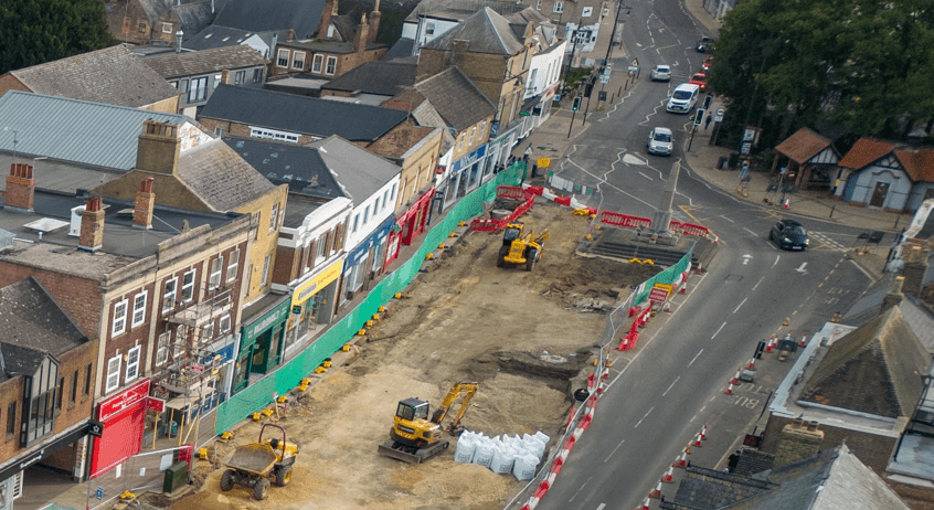 Public loos in March top right - now to be demolished as part of wider regeneration scheme