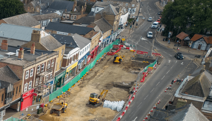 Public loos in March top right - now to be demolished as part of wider regeneration scheme