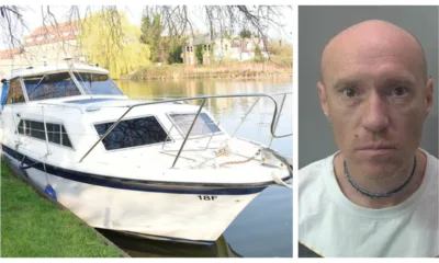 The San Periel boat that drug dealer Ben Cunningham (above) had moored at Wyton whilst he “lived a lavish lifestyle, frequently dining out and staying in expensive hotels” is to be sold at auction after a Proceeds of Crime hearing last week.