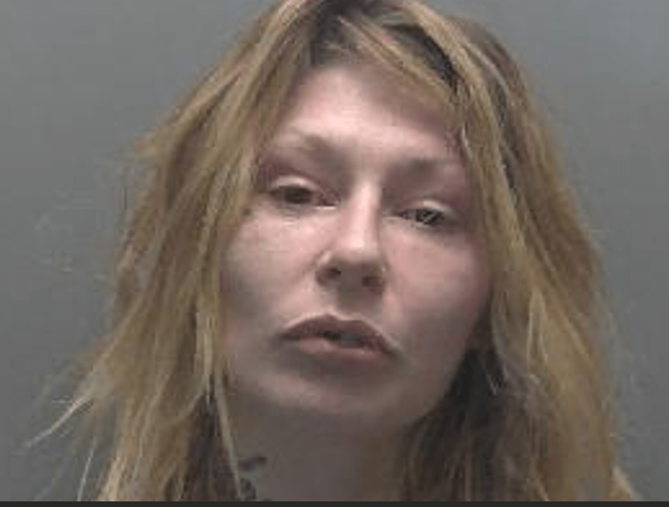 Cally Howe of Heacham, Norfolk, has been jailed for burglary, sending a threatening message and breaching non-molestation order