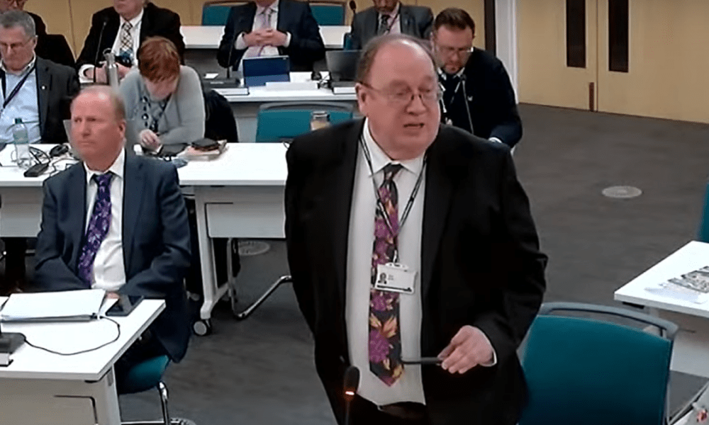 Fenland Council leader Chris Boden: ‘I think the last time I looked last time I checked 72 proposal suggestions had been given to me and I ended up having to - in conjunction with officers - reject 70 of them because I didn't feel confident enough that they were secure enough for us to use public money on’