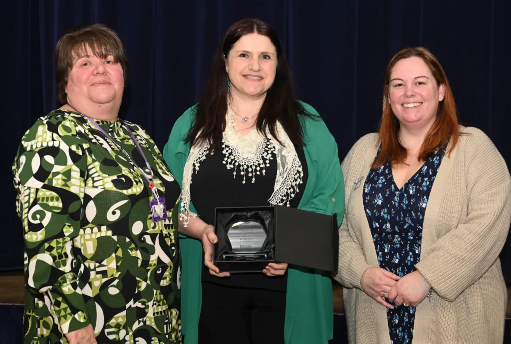 Pride in Fenland Awards nightWinner in Community group category Whittlesey Community Pantry PHOTO: Fenland Citizen