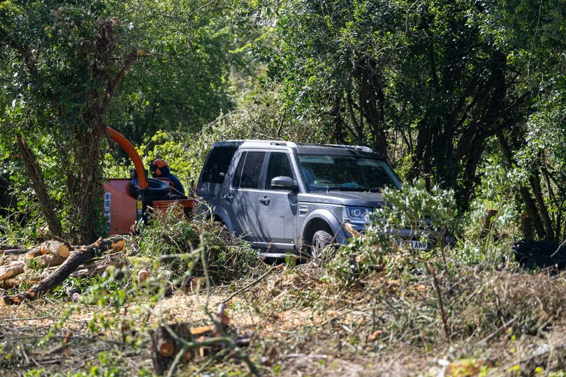 The site off Gunthorpe Road where workmen have begun clearing the site and caused an uproar among local residents. PHOTO: Terry Harris 