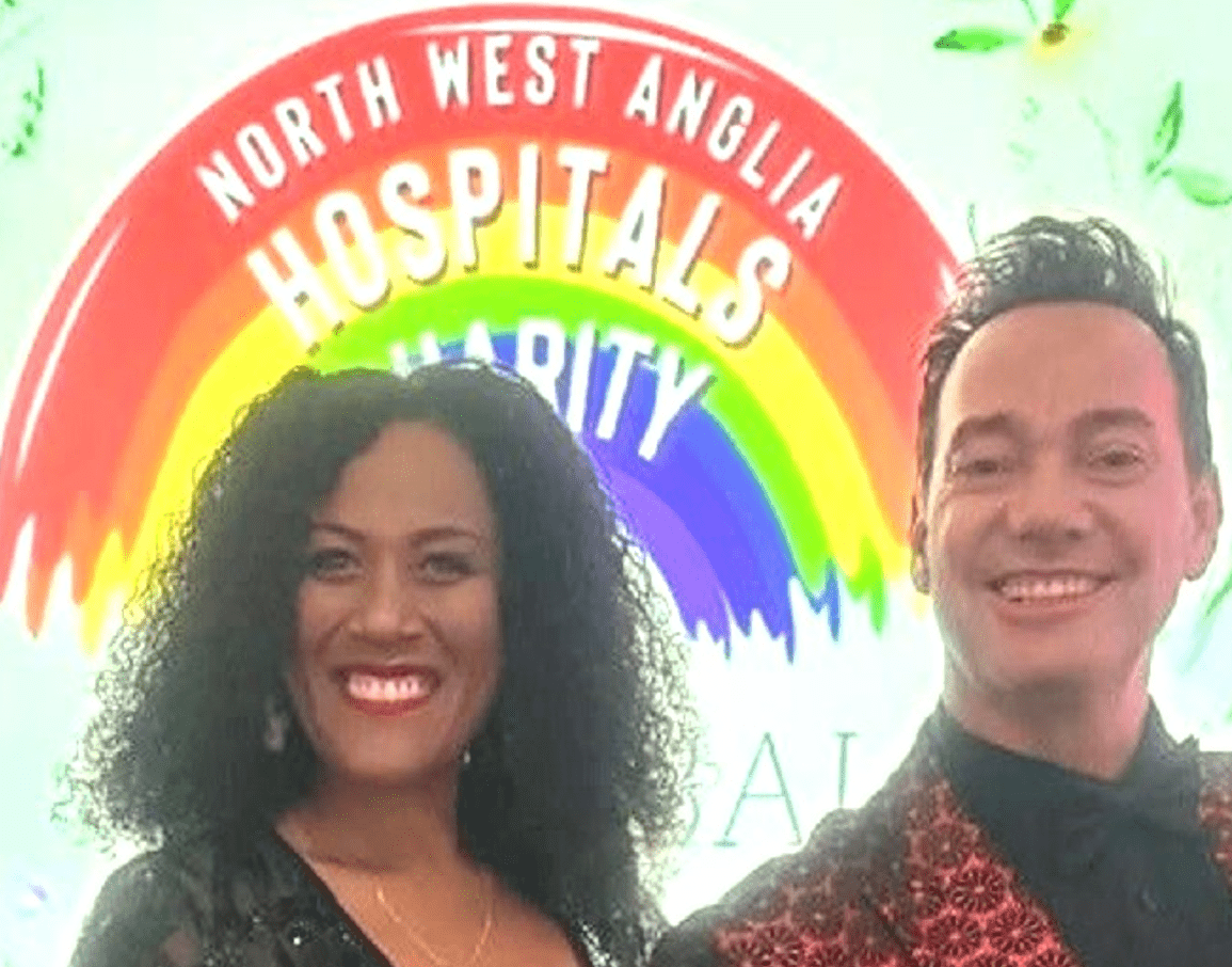 • Peterborough soul sensation Nicole Lawrence with Craig Revel Horwood