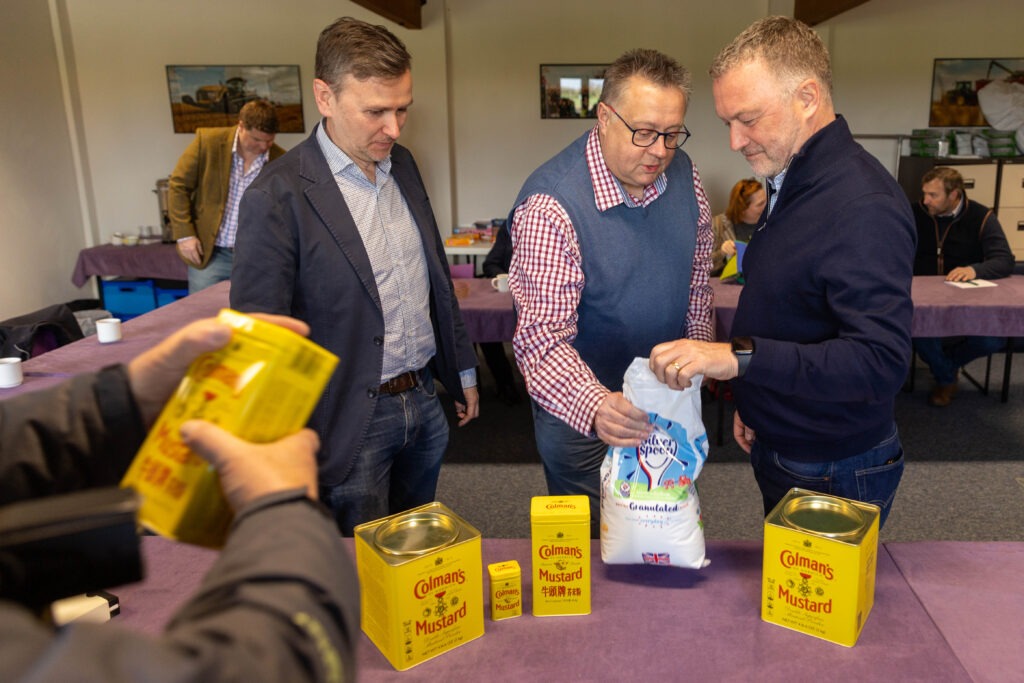 Steve Reed OBE MP, Shadow Secretary of State for Environment, Food and Rural Affairs and Andrew Pakes, Labour’s candidate for Peterborough visit Park Farm Thorney. Picture by Terry Harris