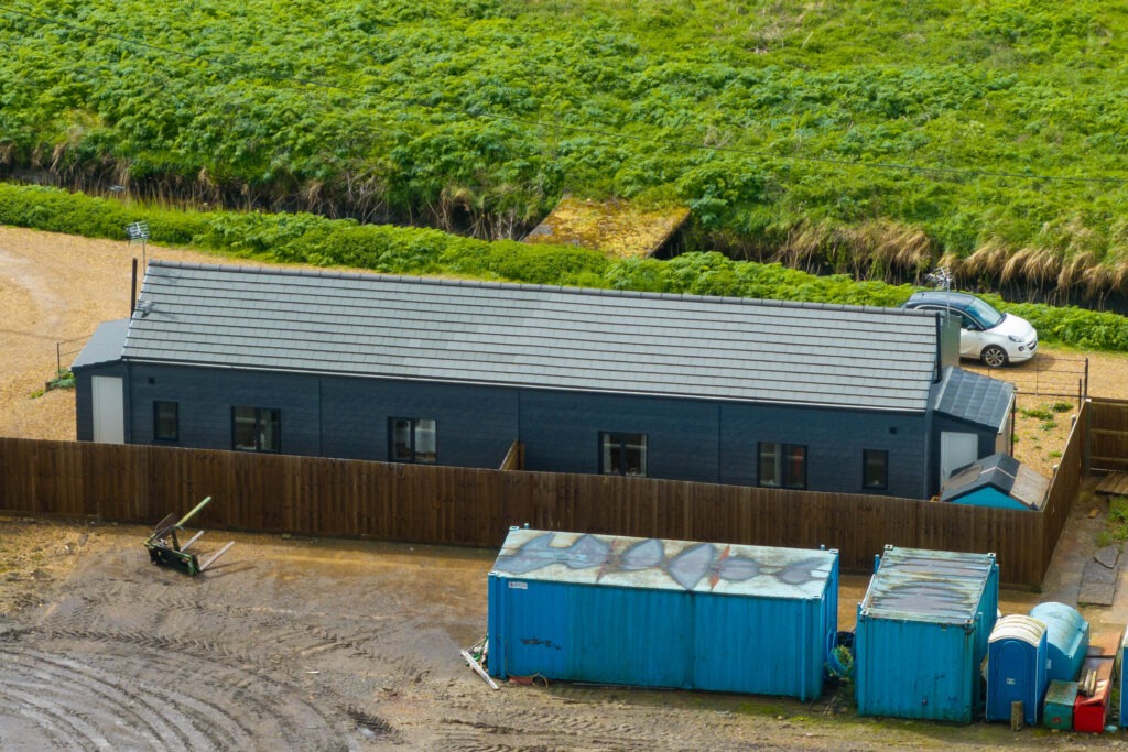 Two bungalows built at Holme Lode Farm, Holme Fen, Holme, in Huntingdonshire, were built without planning permission. Now the possibility is they will be demolished after the farmer who built them lost an appeal to the Planning Inspectorate.  PHOTO: Terry Harris