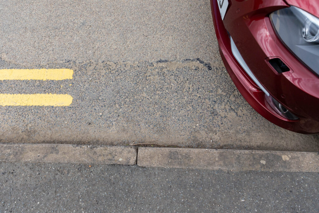 County council contractors plan a return visit to Witchford near Ely to complete installation of yellow lines. They missed some spots because cars were parked there when they came to carry out the lining. PHOTO: Terry Harris Witchford, Ely
Saturday 20 April 2024. 