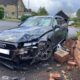 Teenage boy, 13, took this Audi from his home and crashed it into a garden wall in Crockfords Road, Newmarket, on Monday morning.